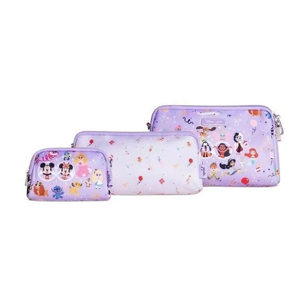 JuJuBe Disney Be Set Century of Magic 100 Years 3 Zip Bag Pouch 2 Straps Ariel
